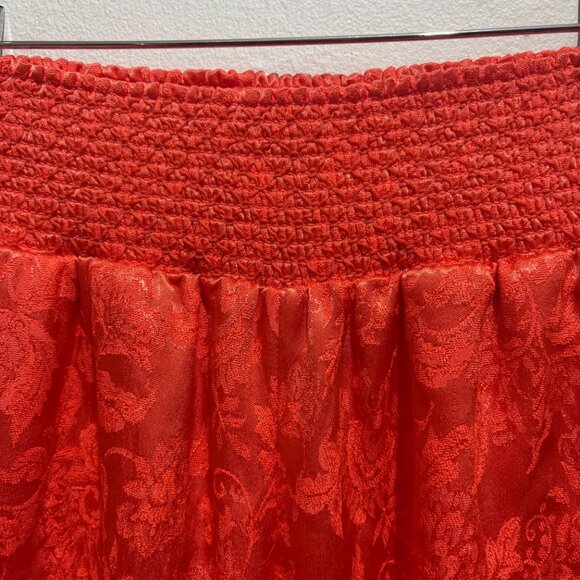 Alice + Olivia Shanda Blazer & Willis Pyjama Pant suit set in coral brocade - Picture 9 of 13